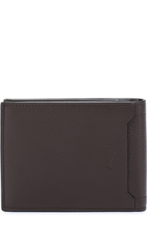 Комплект из кожаного портмоне и футляра для кредитных карт Brioni