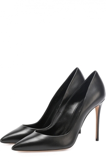 Кожаные туфли на шпильке Casadei