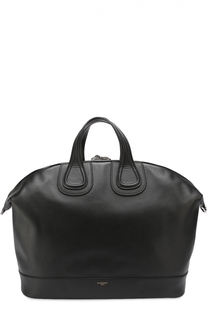 Кожаная дорожная сумка с плечевым ремнем Givenchy
