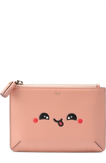 Кожаный кошелек Kawaii Anya Hindmarch