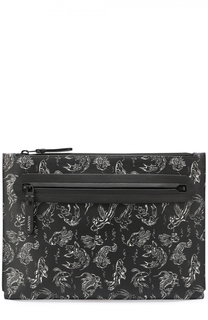 Кожаная папка для документов с принтом Lanvin