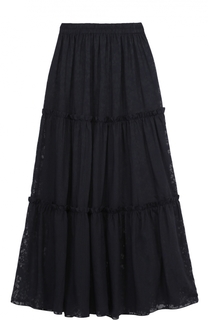 Кружевная юбка-макси с эластичным поясом Poustovit
