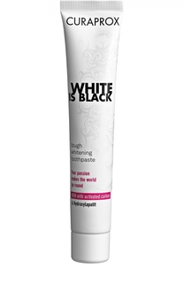 Отбеливающая зубная паста со вкусом мяты White Is Black Curaprox