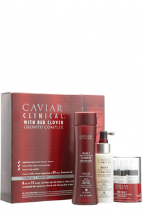Набор Caviar Clinical: Шампунь-детокс + Спрей-активатор + Уход-активатор Alterna