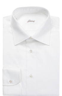 Хлопковая сорочка с воротником кент Brioni