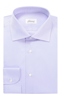 Хлопковая сорочка с воротником кент Brioni