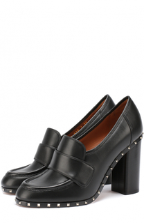 Кожаные туфли Soul Rockstud с перемычкой Valentino