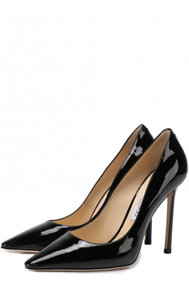 Лаковые туфли Romy 110 на шпильке Jimmy Choo