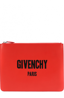 Кожаная папка для документов на молнии Givenchy