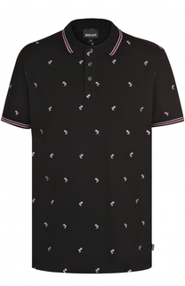 Хлопковое поло с короткими рукавами Just Cavalli