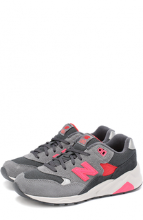 Комбинированные кроссовки 580 на шнуровке New Balance