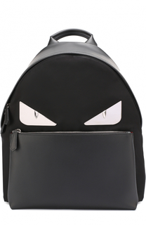 Комбинированный рюкзак с аппликацией Bag Bugs Fendi