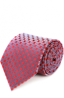 Шелковый галстук с узором Charvet