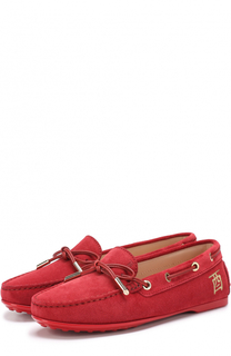 Замшевые мокасины на шнуровке Tod’s Tods