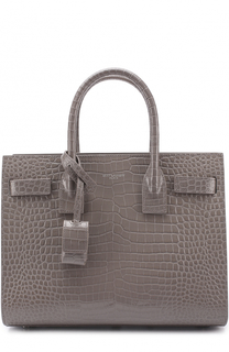 Сумка Sac De Jour Baby с тиснением Saint Laurent
