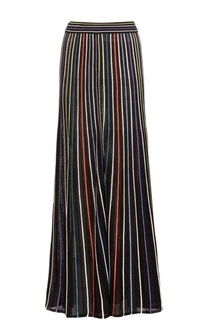 Вязаная юбка макси в контрастную полоску M Missoni
