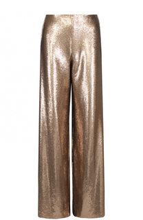 Шелковые широкие брюки с пайетками Ralph Lauren
