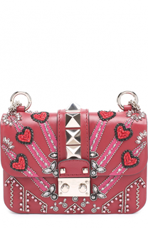 Сумка Glam Lock Loveblade mini с кристаллами Valentino