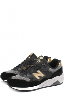 Комбинированные кроссовки 580 на шнуровке New Balance