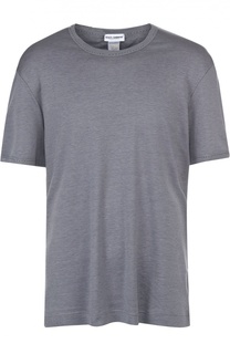 Футболка свободного кроя из смеси шелка и хлопка Dolce & Gabbana