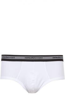Хлопковые хипсы с широкой резинкой Dolce &amp; Gabbana
