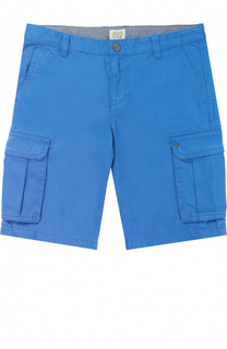 Хлопковые шорты с накладными карманами Giorgio Armani