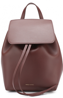 Кожаный рюкзак с клапаном Mini Backpack Mansur Gavriel