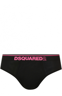 Брифы из вискозы с широкой резинкой Dsquared2