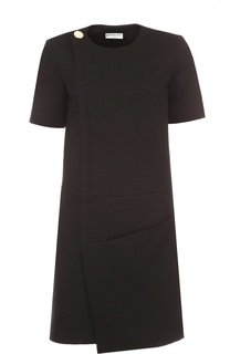 Мини-платье асимметричного кроя с коротким рукавом Balenciaga