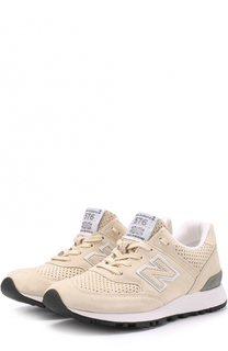 Замшевые кроссовки 576 с перфорацией New Balance