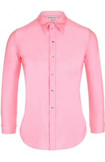 Приталенная блуза с укороченным рукавом Balenciaga