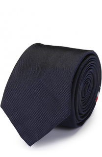 Шелковый галстук с принтом Thom Browne
