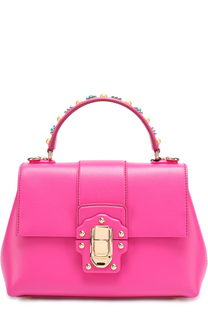 Сумка Lucia small с декорированной ручкой Dolce &amp; Gabbana