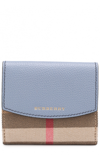 Бумажник из кожи и текстиля в клетку House Check Burberry