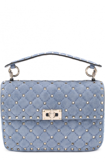 Сумка Rockstud Spike medium из замши Valentino