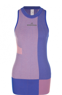 Удлиненный спортивный топ без рукавов Adidas by Stella McCartney