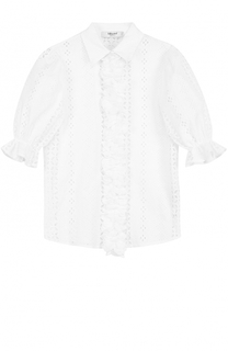 Кружевная блуза с оборками Blugirl