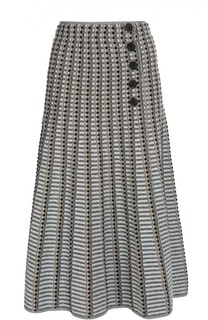 Вязаная юбка-миди на пуговицах Giorgio Armani