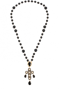 Ожерелье с подвеской-крестом с кристаллами Dolce &amp; Gabbana