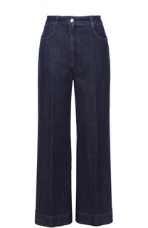Укороченные джинсы прямого кроя с завышенной талией Emilio Pucci