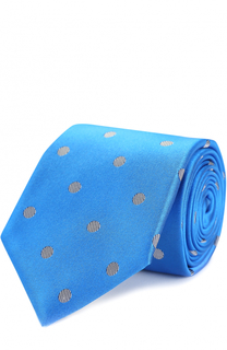 Шелковый галстук с узором Canali