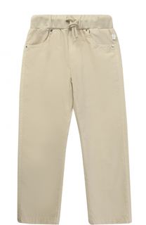 Хлопковые брюки с эластичным поясом Il Gufo
