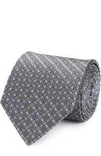 Шелковый галстук с узором Lanvin