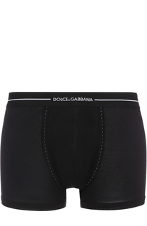 Хлопковые боксеры с широкой резинкой Dolce &amp; Gabbana