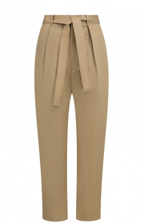 Укороченные брюки с защипами и поясом Polo Ralph Lauren