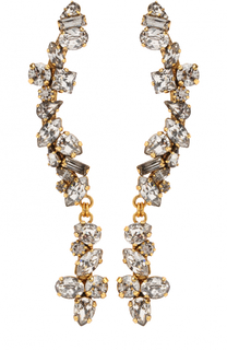 Серьги с кристаллами Swarovski Erickson Beamon