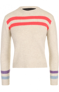Укороченный кашемировый пуловер с круглым вырезом The Elder Statesman