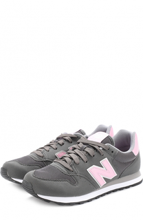 Замшевые кроссовки 500 с текстильной вставкой New Balance
