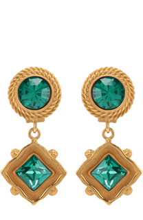 Серьги-клипсы с кристаллами Swarovski Dolce &amp; Gabbana