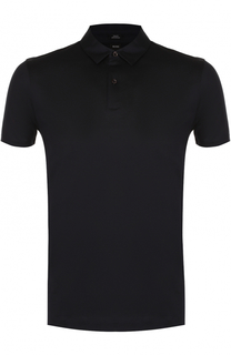 Хлопковое поло с короткими рукавами BOSS